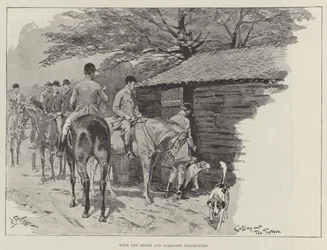 Con i segugi di Devon e Somerset